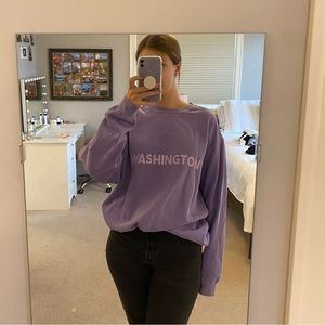 University of Washington oversized crewneck